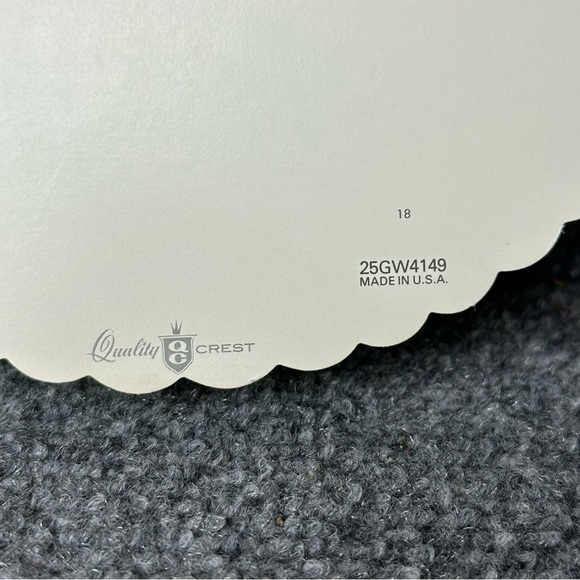 Vintage GET WELL greeting card birds Robin Quality Crest crescent shape 7.5x5 - Picture 6 of 9